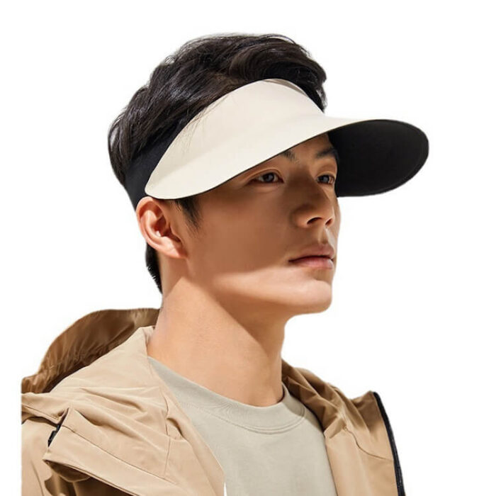 Wholesale custom seamless sun visor hat UPF + sport cap
