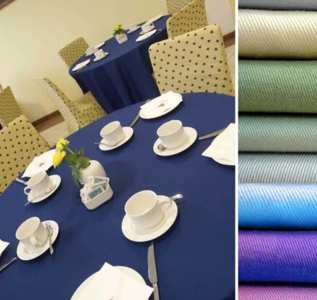 poly twill tablecloths () custom table runners material
