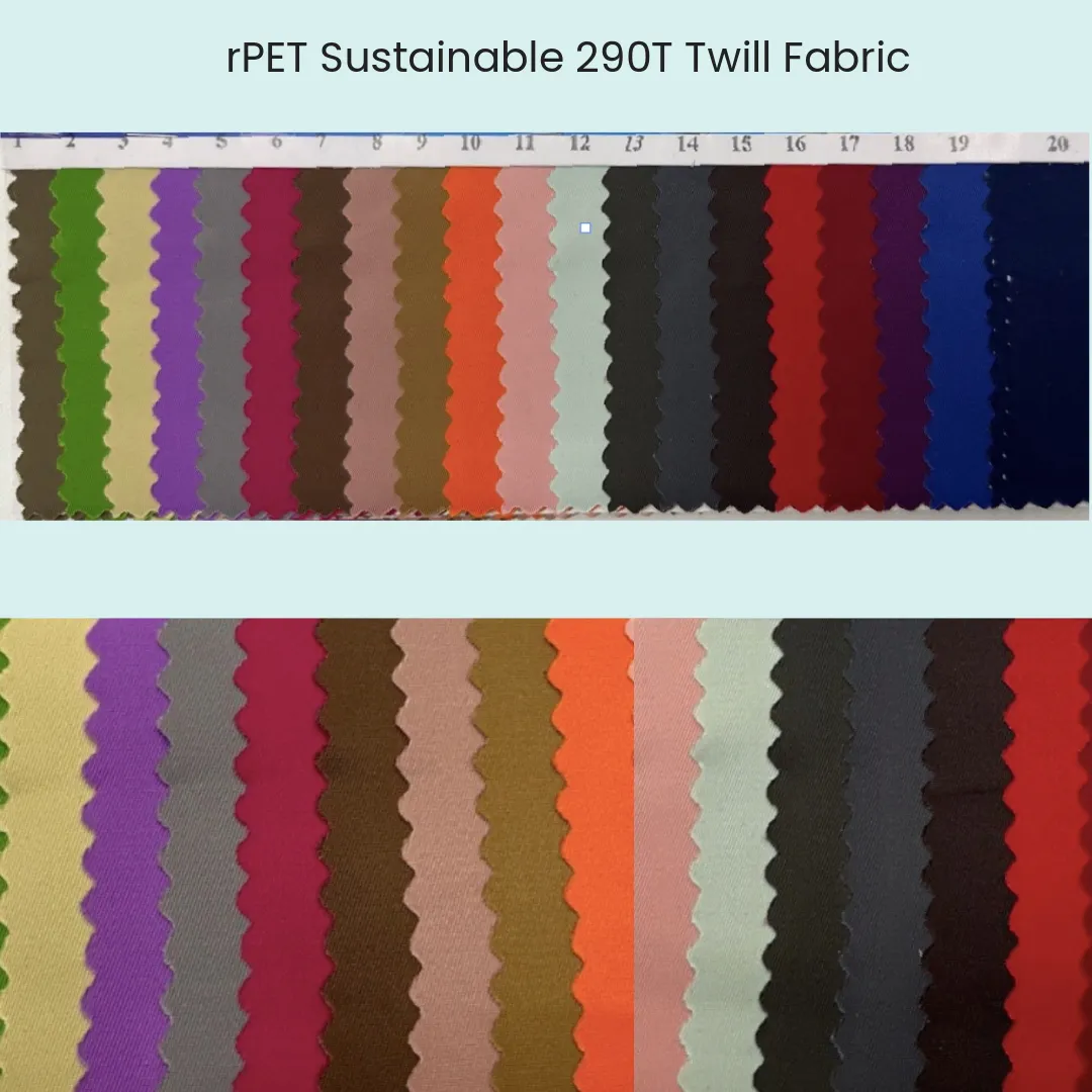 rPET Sustainable T Twill Fabric