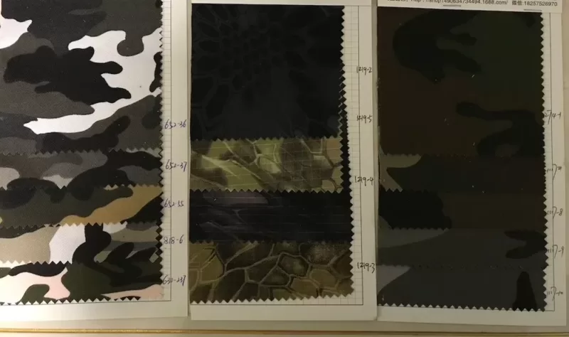 camouflage fabric options for custom hats