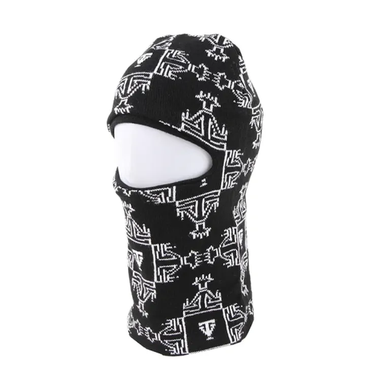 Source Custom Design Embroidered Logo Motorcycle 3 Hole Full Face Knit Ski  Mask Knit Balaclava Hat on m.