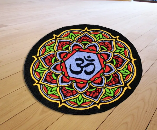 Yoga or Meditation Mat tapestry