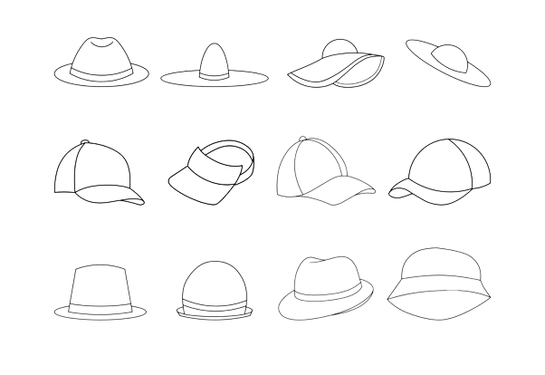 hat types selection
