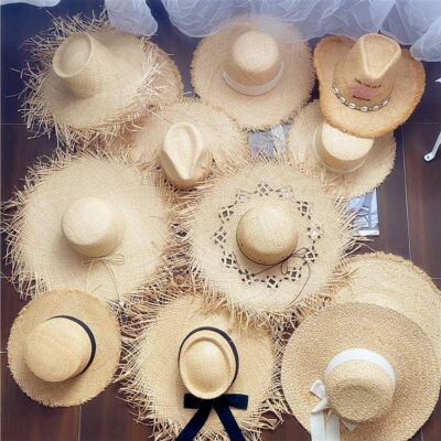 natural raffia straw raffia straw hats types
