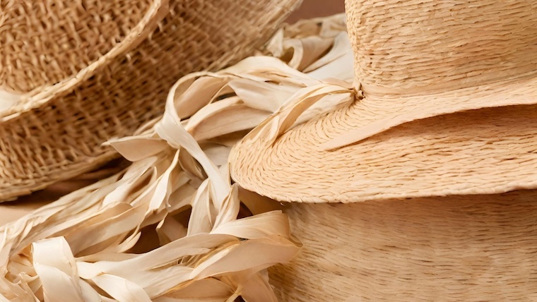 raffia straw material for hats and bags