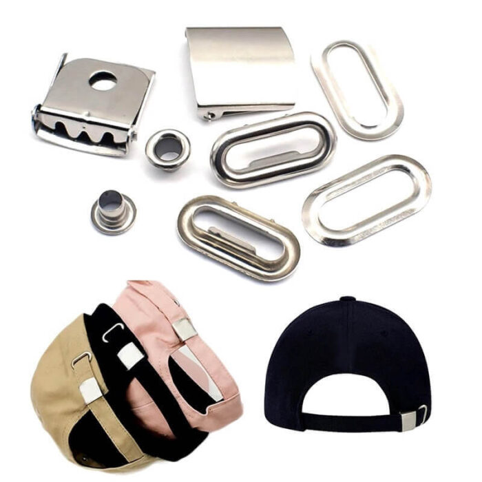 Custom Metal & Plastic Buckle Closures for Branded Caps - CNCAPS