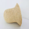cloche hat custom made raffia straw natural bucket hat summer sun hat wholesale