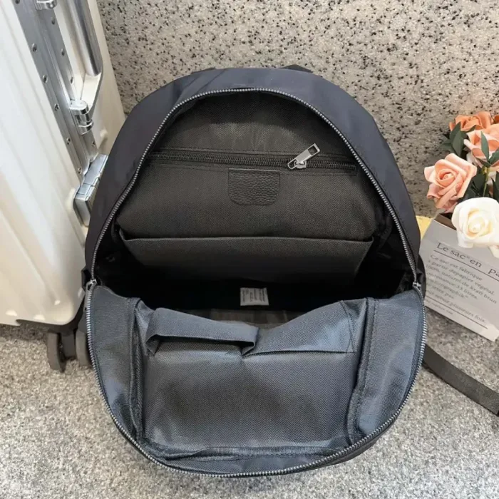 custom minimalist laptop backpack inside