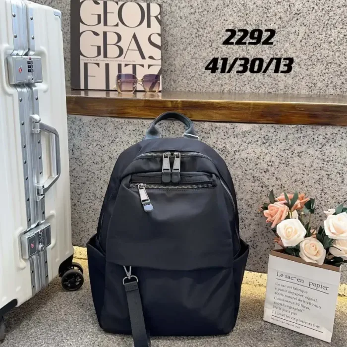 custom minimalist laptop backpack w logo