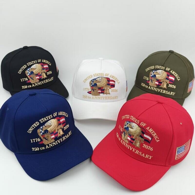 US th Anniversary Custom Baseball Cap – Embroidered Patriotic Hat Wholesale Adjustable Cotton Cap for Importers US th Anniversary Custom Baseball Cap – Embroidered Patriotic Hat Wholesale Adjustable Cotton Cap for Importers
