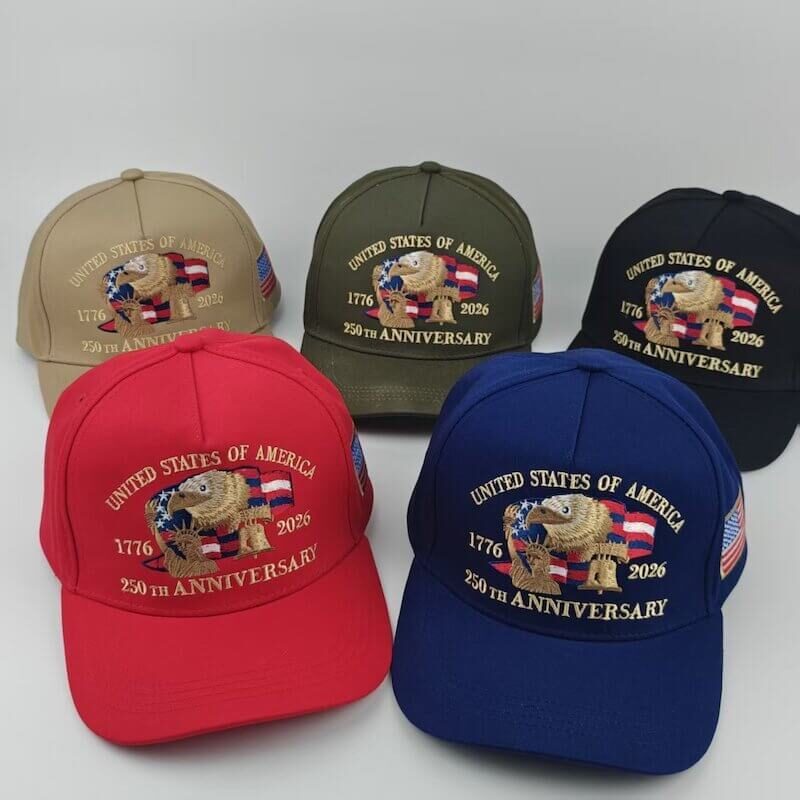US th Anniversary Custom Baseball Cap – Embroidered Patriotic Hat Wholesale Adjustable Cotton Cap for Importers US th Anniversary Custom Baseball Cap – Embroidered Patriotic Hat Wholesale Adjustable Cotton Cap for Importers
