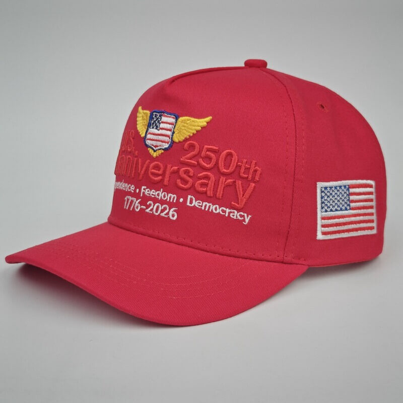 US th Anniversary Custom Baseball Cap – Embroidered Patriotic Hat Wholesale Adjustable Cotton Cap for Importers US th Anniversary Custom Baseball Cap – Embroidered Patriotic Hat Wholesale Adjustable Cotton Cap for Importers