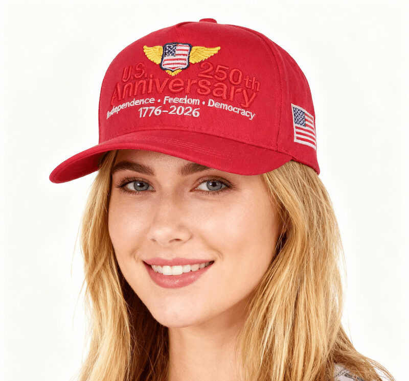 US th Anniversary Custom Baseball Cap – Embroidered Patriotic Hat Wholesale Adjustable Cotton Cap for Importers US th Anniversary Custom Baseball Cap – Embroidered Patriotic Hat Wholesale Adjustable Cotton Cap for Importers