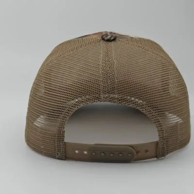 gorra de camionero personalizada con bordado d caqui