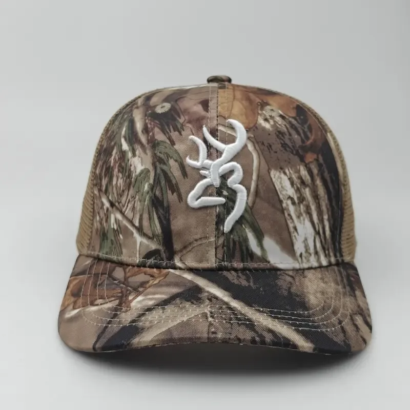 gorra de camionero personalizada con bordado d caqui