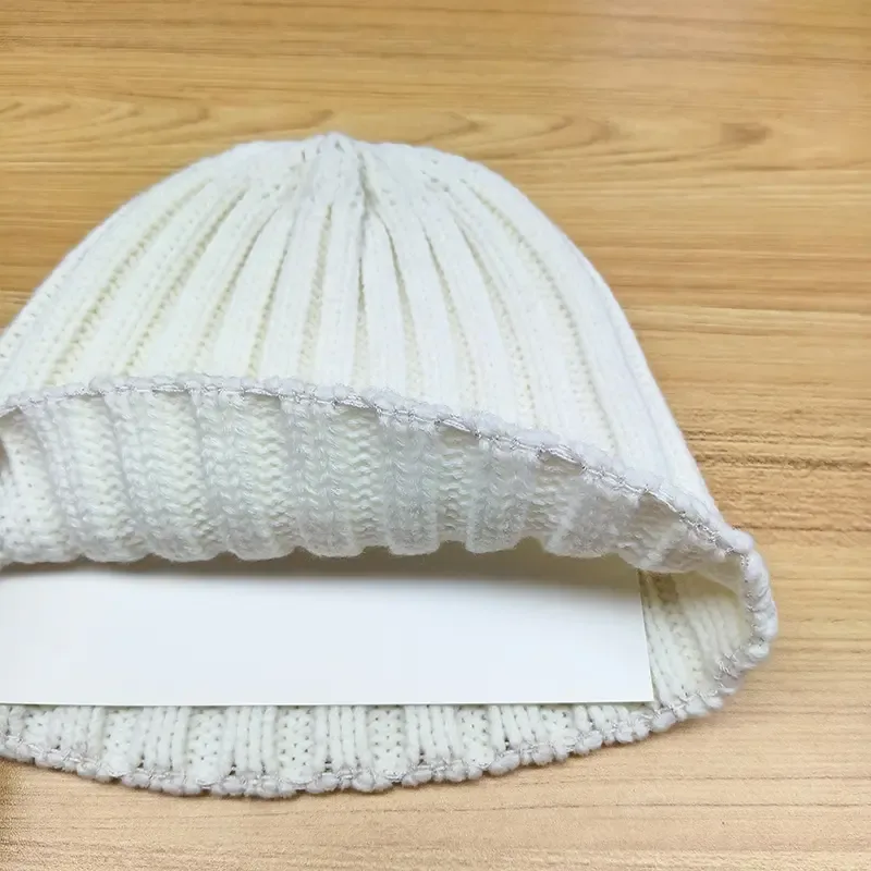 knit beanie cardboard insert custom design