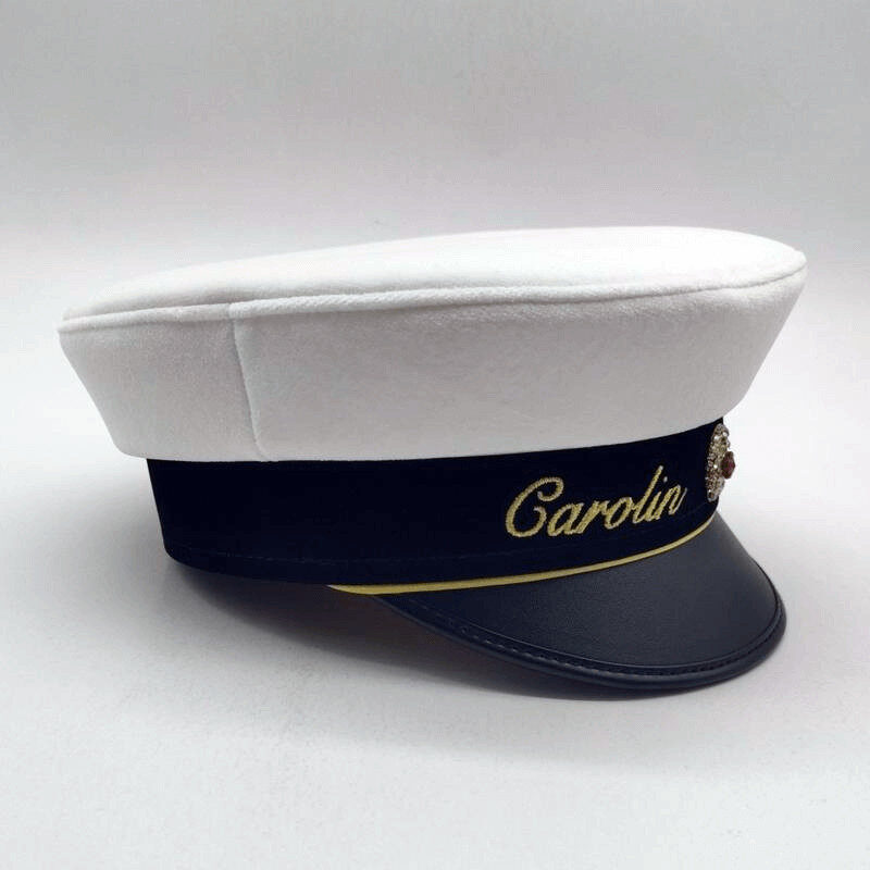 Custom Embroidered & Rhinestone Swedish High School Graduation Hats Wholesale