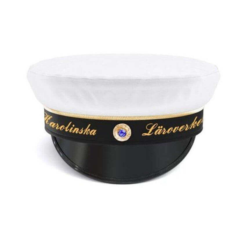 Custom Embroidered & Rhinestone Swedish High School Graduation Hats Wholesale