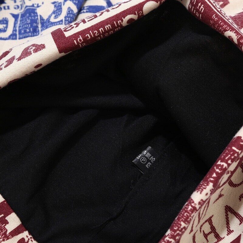 Custom Urban Vintage Printed Beanie Hat Retro Slouch Jersey Cap for Men & Women CNCAPS Factory OEM ODM Wholesale Headwear