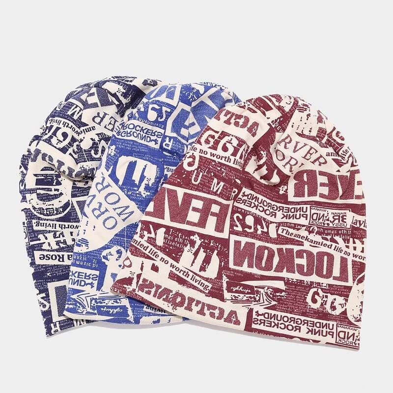 Custom Urban Vintage Printed Beanie Hat Retro Slouch Jersey Cap for Men & Women CNCAPS Factory OEM ODM Wholesale Headwear Custom Urban Vintage Printed Beanie Hat Retro Slouch Jersey Cap for Men & Women CNCAPS Factory OEM ODM Wholesale Headwear