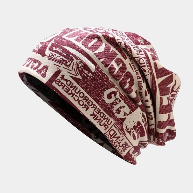 Custom Urban Vintage Printed Beanie Hat Retro Slouch Jersey Cap for Men & Women CNCAPS Factory OEM ODM Wholesale Headwear Custom Urban Vintage Printed Beanie Hat Retro Slouch Jersey Cap for Men & Women CNCAPS Factory OEM ODM Wholesale Headwear