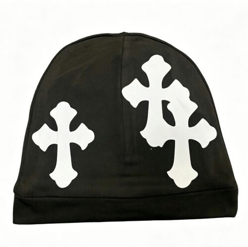 skull beanies cap custom logo black