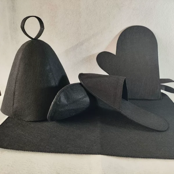 Gorros de sauna personalizados, esteras, guantes, accesorios relacionados custom sauna hats mats gloves related accessories