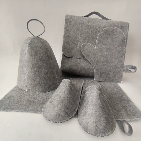 Gorros de sauna personalizados, esteras, guantes, accesorios relacionados custom sauna hats mats gloves related accessories