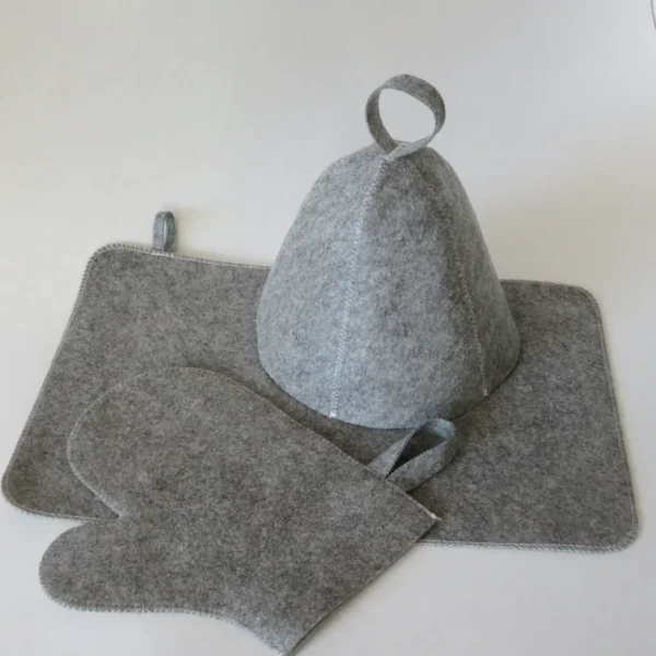 Gorros de sauna personalizados, esteras, guantes, accesorios relacionados custom sauna hats mats gloves related accessories