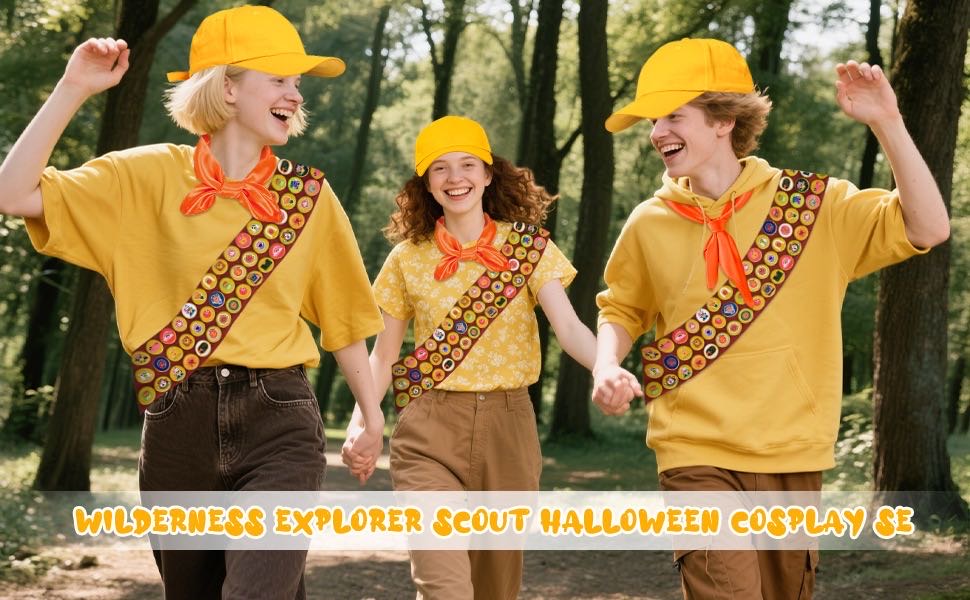 Wilderness Explorer Scout Halloween Cosplay Set
