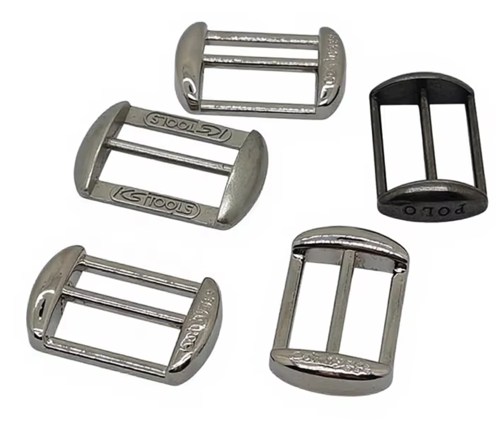 Metal Triglide Slider Buckle Custom Logo Strap Adjuster Wholesale